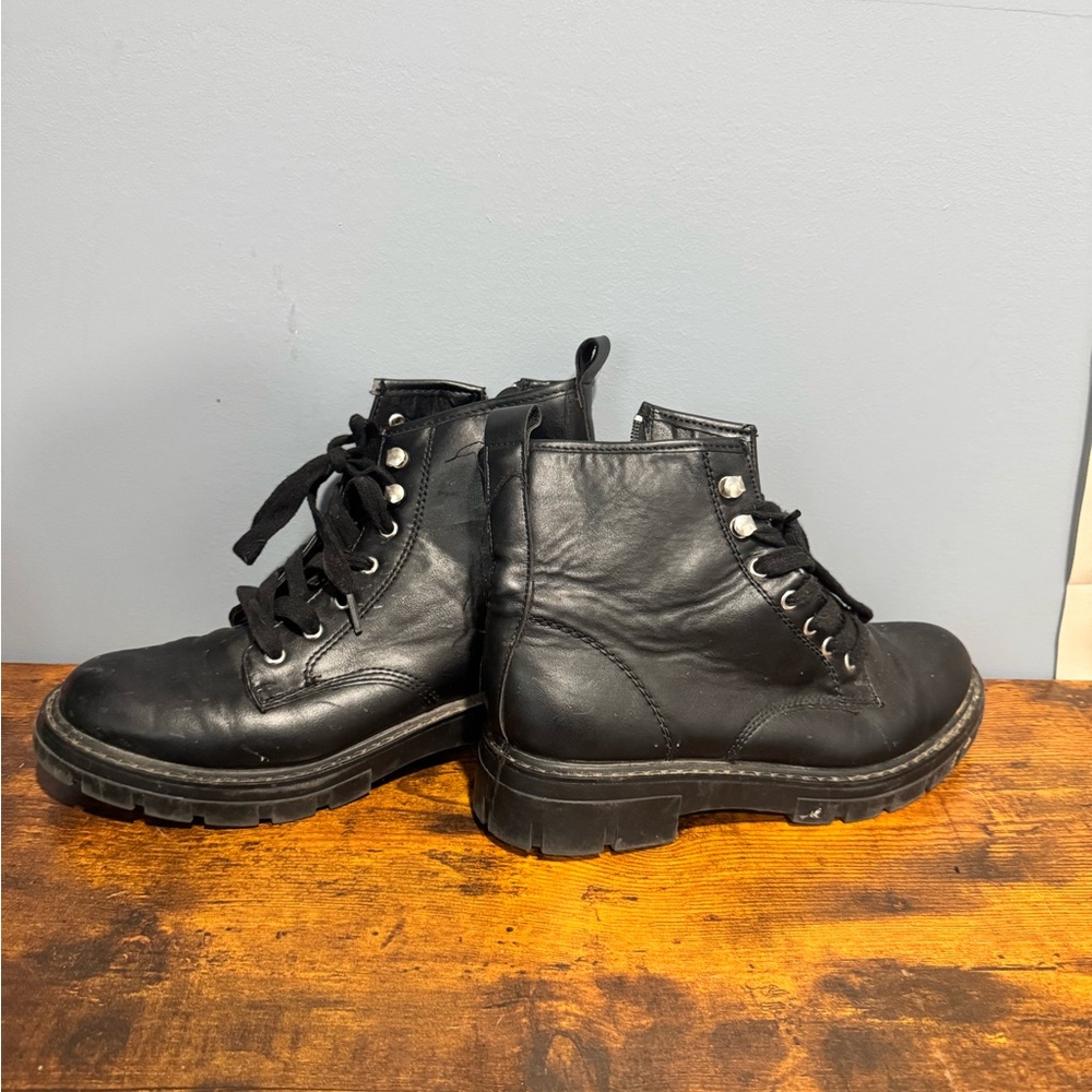 Black Leather Boots